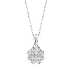 Colier din argint  cu pietre Cubic Zirconia Incolor