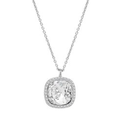Colier din argint  cu pietre Cubic Zirconia Incolor