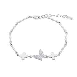 Brățară din argint  cu pietre Cubic Zirconia Incolor