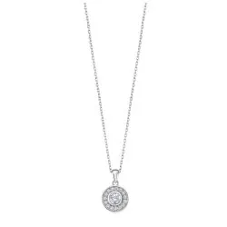 Colier din argint cu Cubic Zirconia Incolor