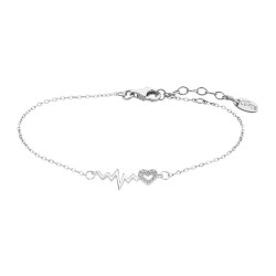 Brățară Love din argint  cu pietre Cubic Zirconia Incolor