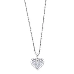 Colier din argint cu Cubic Zirconia Incolor