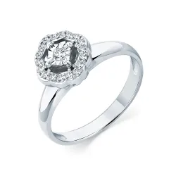 Inel din aur alb cu Diamant