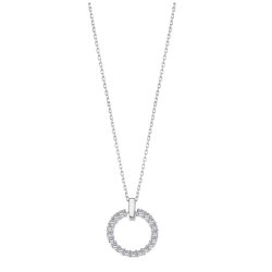Colier din argint  cu pietre Cubic Zirconia Incolor