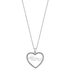 Colier din argint cu Cubic Zirconia Incolor