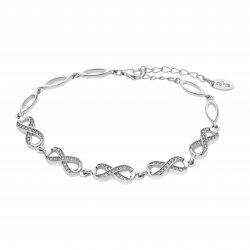 Brățară din argint  cu pietre Cubic Zirconia Incolor