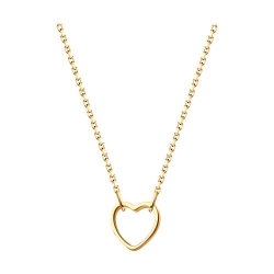 Colier din aur roșu fără pietre